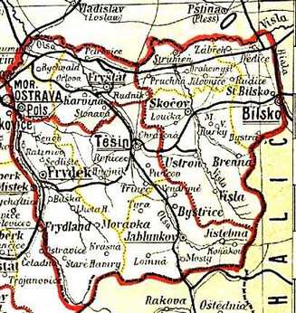 Těšínsko 1897