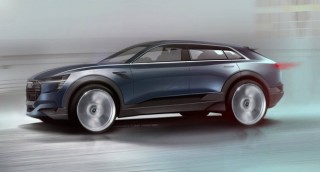 Skica nového elektromobilu od Audi